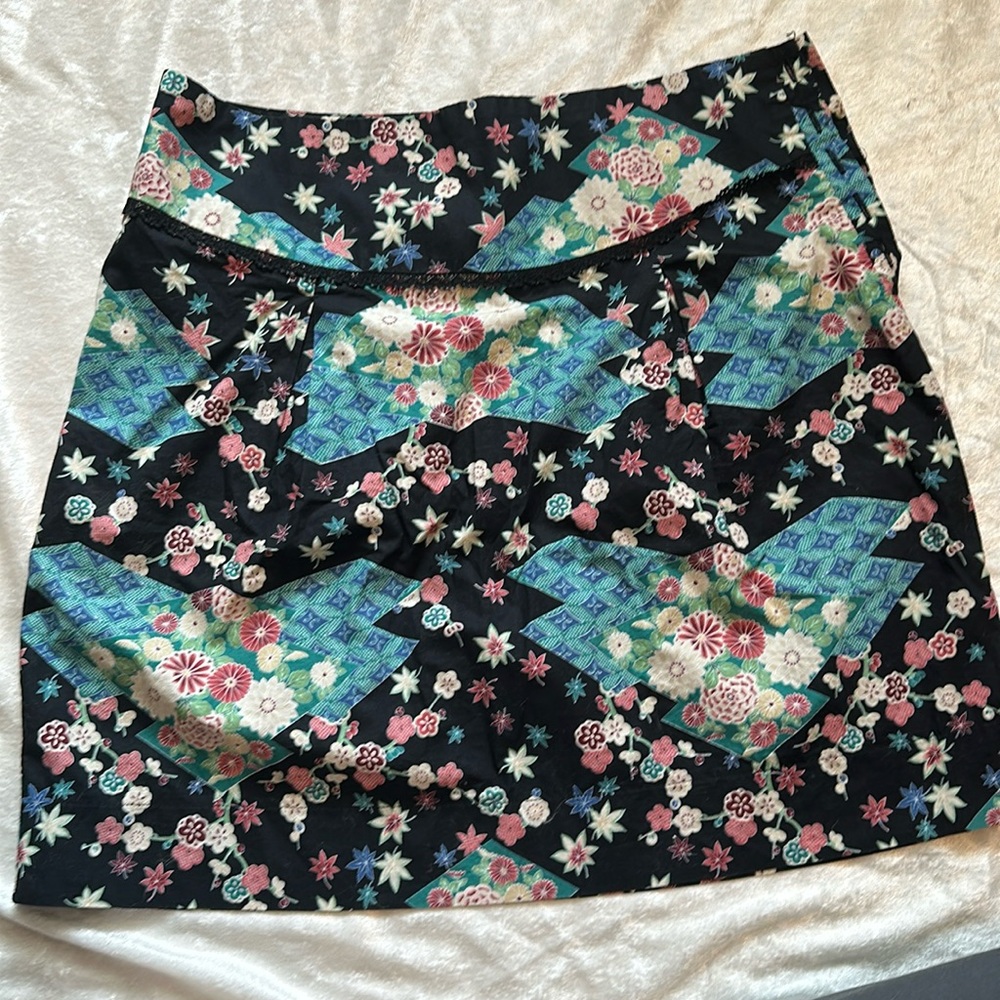 Asian/ Japanese print skirt